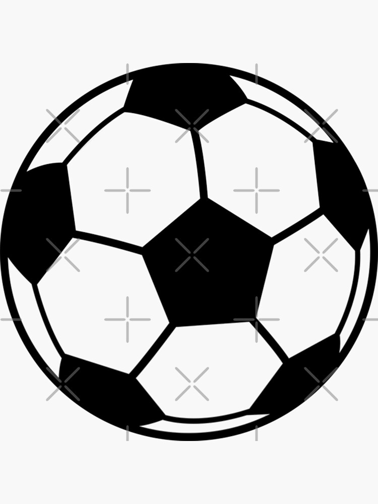 a-simple-football-or-soccer-graphic-sticker-by-photofab-redbubble