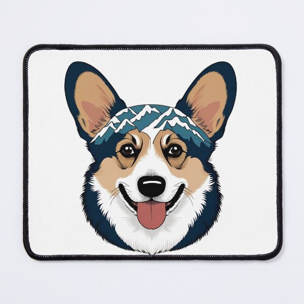 Item preview, Mountain Silhouette of a Welsh Corgi Pembroke designed and sold by GoodyPaws.