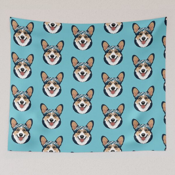 Item preview, Mountain Silhouette of a Welsh Corgi Pembroke designed and sold by GoodyPaws.
