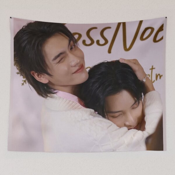 Item preview, hug Boss Noeul The Boy Next Worl Love in the air thai bl series pays rain cir phu couple cute hot boys love designed and sold by Kpop-Noona.