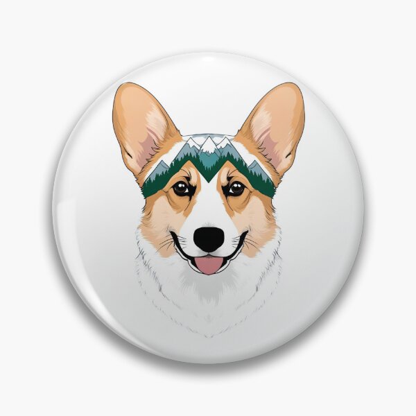 Item preview,  Mountain Silhouette of a Welsh Corgi Pembroke designed and sold by GoodyPaws.
