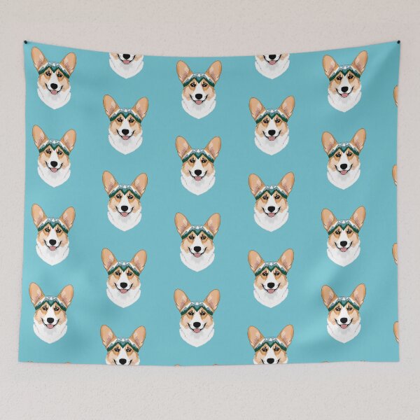 Item preview,  Mountain Silhouette of a Welsh Corgi Pembroke designed and sold by GoodyPaws.