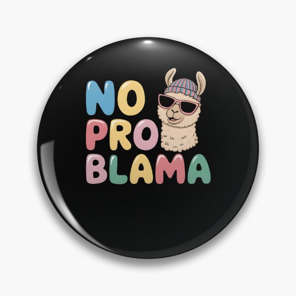 Item preview, No ProbLama Funny Casual Llama Boys Girls designed and sold by MTRBSK11.