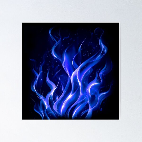 Item preview, Fire blue art magic designed and sold by BeebooDesign.