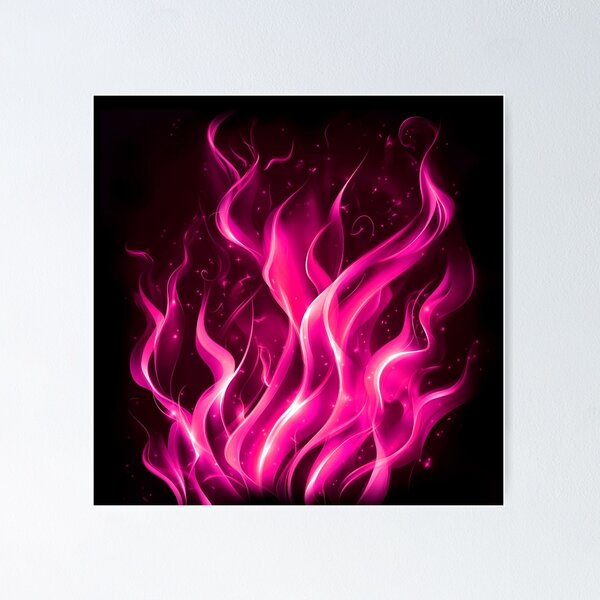 Item preview, Fire pink art magic designed and sold by BeebooDesign.