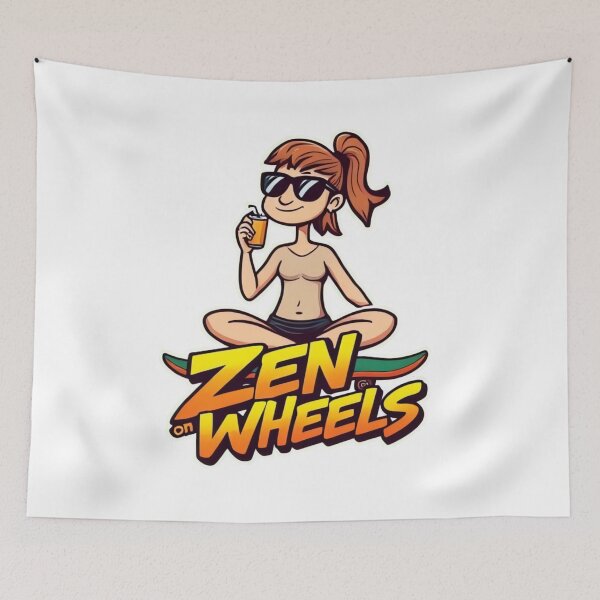 Item preview, Super Zen! – Comic Book Style Yoga Hero designed and sold by ARTReMi.