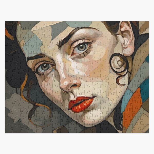 Vista previa del artículo con la obra «Retrato de mujer», diseñado y vendido por Visual Versatility .