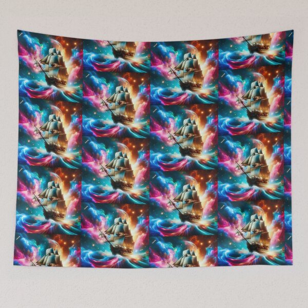 Item preview, old sailing ship in space designed and sold by Dogandesighn.