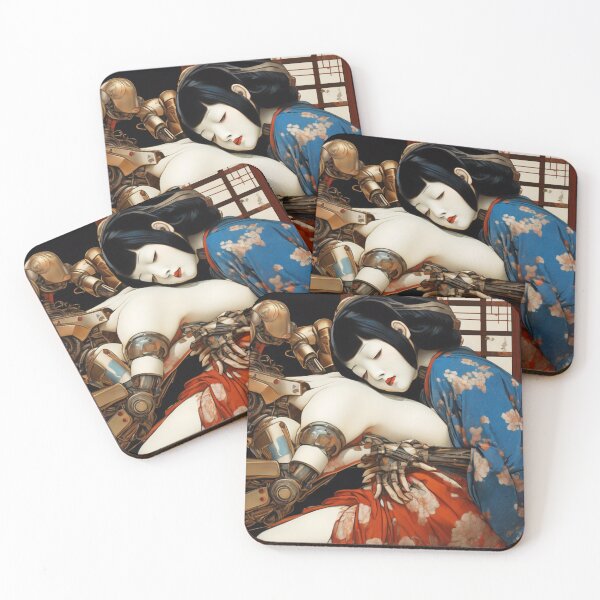 Item preview, Robot Shunga Imitation Japanese Erotica #189 designed and sold by NickWhittleArt.