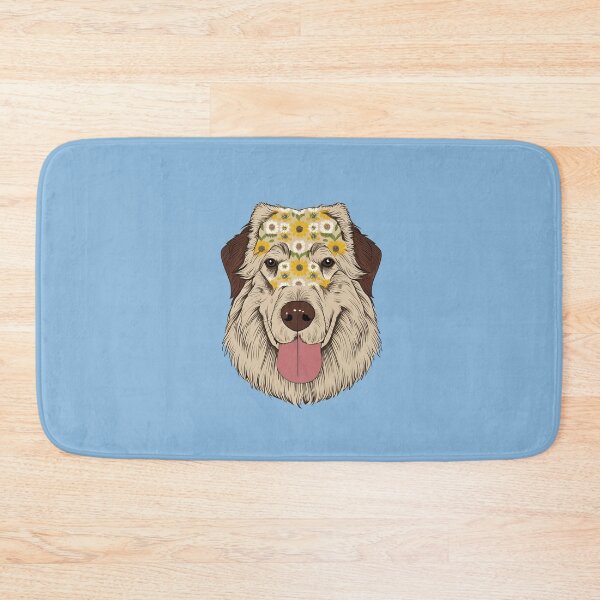 Item preview, Floral Silhouette of a Pyrenean Shepherd designed and sold by GoodyPaws.