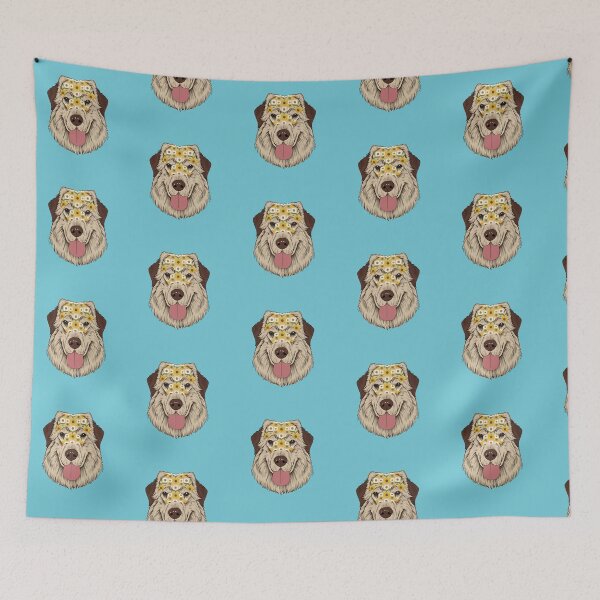 Item preview, Floral Silhouette of a Pyrenean Shepherd designed and sold by GoodyPaws.