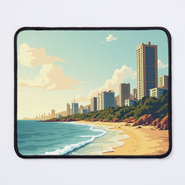 Item preview, Gold Coast Travel Poster, Perfect Gift for Travel Enthusiasts, Vintage Style Wall Art, Australia Wall art for home decor, Gold Coast print. Sticker designed and sold by Thegalleryshop1.
