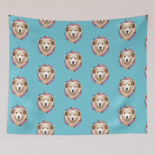 Item preview, Floral Silhouette of a Pyrenean Shepherd designed and sold by GoodyPaws.