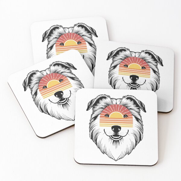 Item preview, Sunset Silhouette of a Pyrenean Shepherd designed and sold by GoodyPaws.