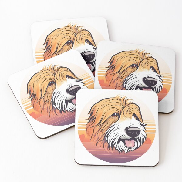 Item preview,  Sunset Silhouette of a Pyrenean Shepherd designed and sold by GoodyPaws.