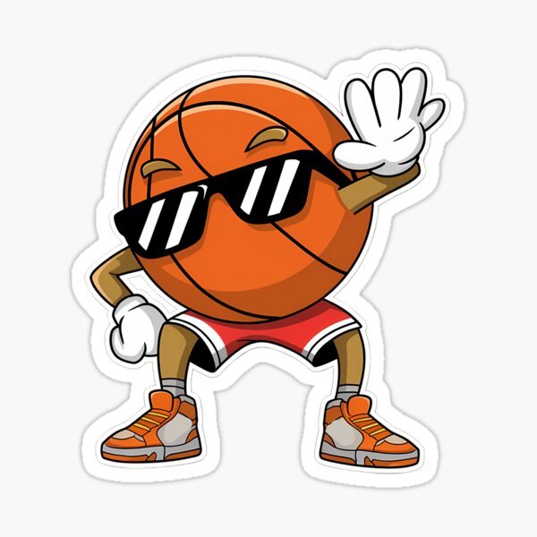 Item preview, Dabbing Basketball Ball with Sunglasses Funny designed and sold by aidenpier.