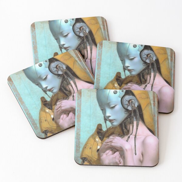 Item preview, Robot Shunga Hybrid Imitation Japanese Erotic Surrealism | #194 designed and sold by NickWhittleArt.