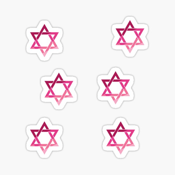 Item preview, Star of David Bundle – Soft Pink Gradient designed and sold by Thank-HaShem.