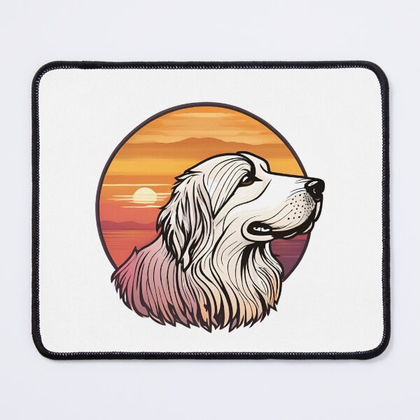 Item preview, Sunset Silhouette of a Pyrenean Shepherd designed and sold by GoodyPaws.