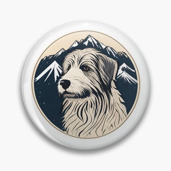 Item preview, Mountain Silhouette of a Pyrenean Shepherd designed and sold by GoodyPaws.