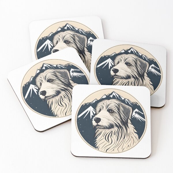 Item preview, Mountain Silhouette of a Pyrenean Shepherd designed and sold by GoodyPaws.