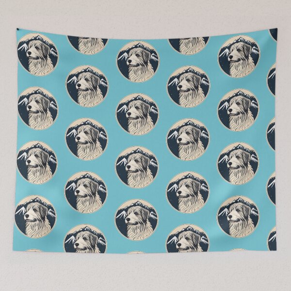 Item preview, Mountain Silhouette of a Pyrenean Shepherd designed and sold by GoodyPaws.