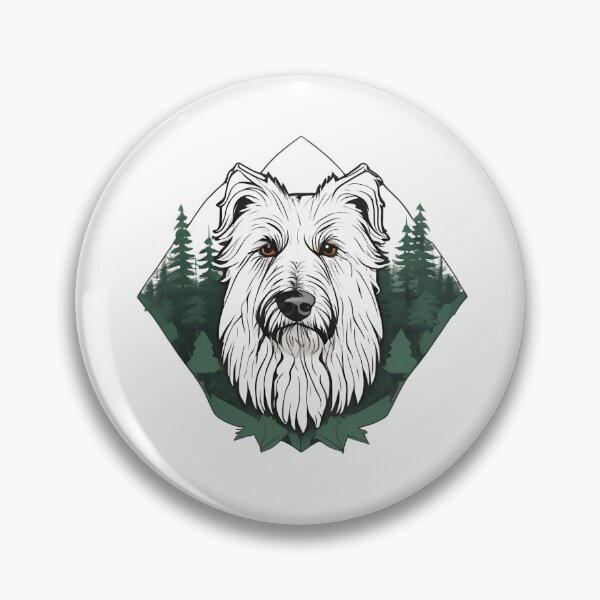 Item preview, Forest Silhouette of a Pyrenean Shepherd designed and sold by GoodyPaws.