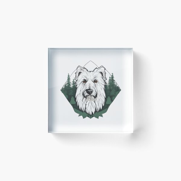 Item preview, Forest Silhouette of a Pyrenean Shepherd designed and sold by GoodyPaws.