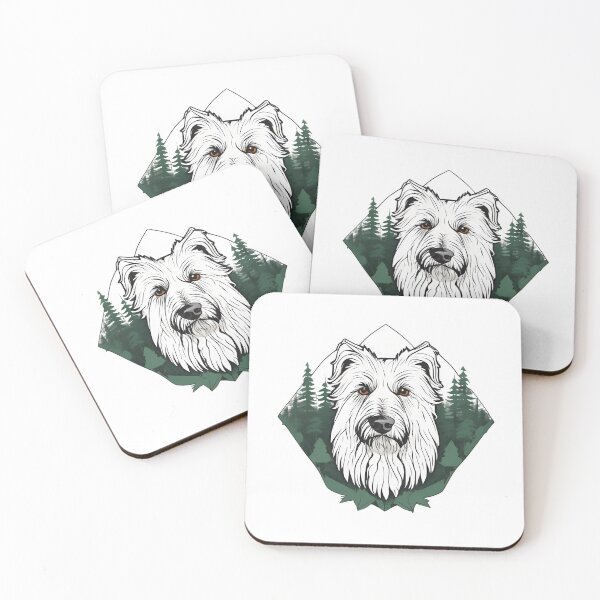 Item preview, Forest Silhouette of a Pyrenean Shepherd designed and sold by GoodyPaws.