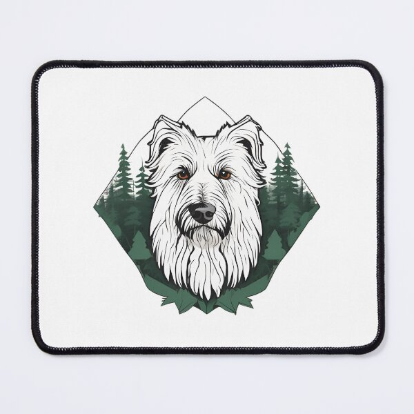 Item preview, Forest Silhouette of a Pyrenean Shepherd designed and sold by GoodyPaws.