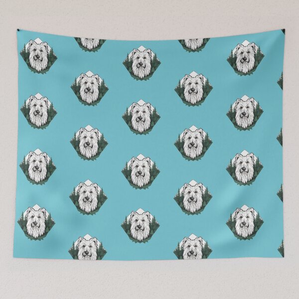 Item preview, Forest Silhouette of a Pyrenean Shepherd designed and sold by GoodyPaws.
