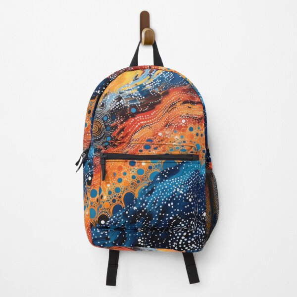 Item preview, Aboriginal Inspired Dot Art - Underwater Lava River designed and sold by GrinGalore.