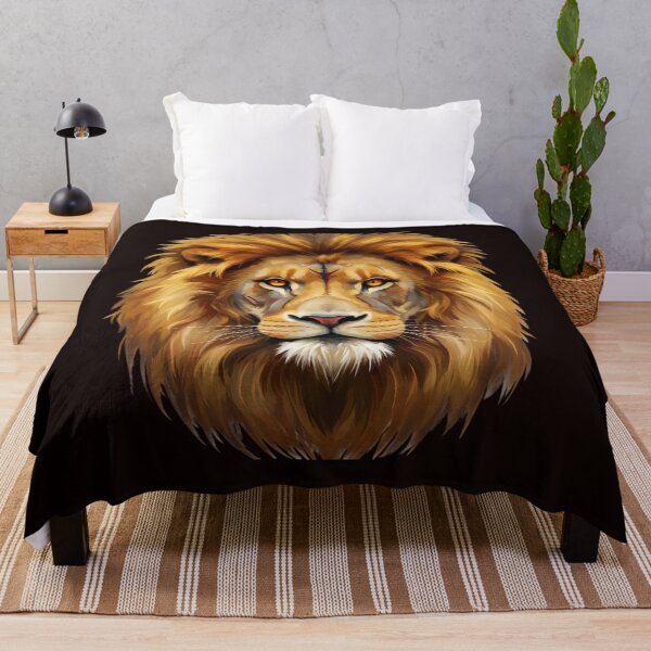 Item preview, Roaring Lion Head – Symbol of Strength and Courage designed and sold by Unlimited-Style.