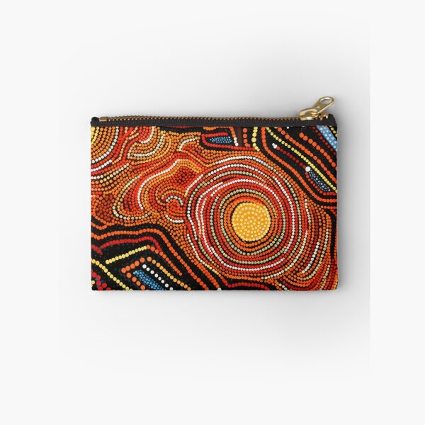 Item preview, Aboriginal Inspired Dot Art - Lava River designed and sold by GrinGalore.