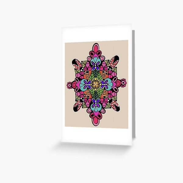 Item preview, Bugs, butterflies and ladybugs in the rainbow garden. designed and sold by bekki smith.