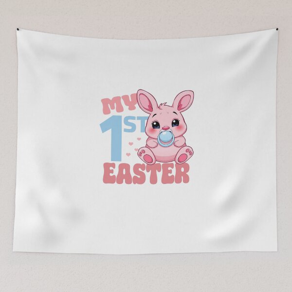 Item preview, My First Easter – Easter Bunny, Easter Eggs & Spring Design designed and sold by FoxyS.
