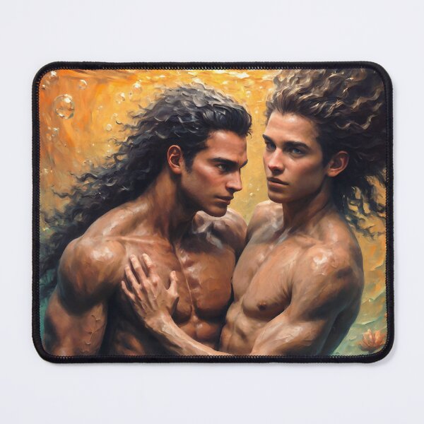 Item preview, "Ebb and Flow" - Merman Painting designed and sold by bensalvati.