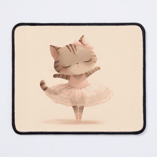 Item preview, Ballet Cat – Adorable and Graceful Feline in Slippers designed and sold by Windy-market.