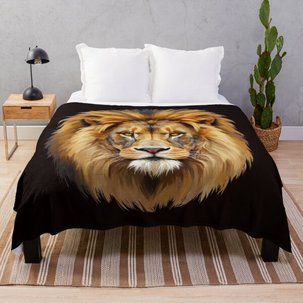 Item preview, Roaring Lion Head Illustration – Emblem of Strength and Courage designed and sold by Unlimited-Style.