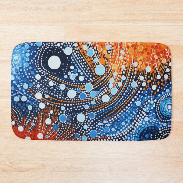 Item preview, Aboriginal Inspired Dot Art - Riot Of Streams designed and sold by GrinGalore.