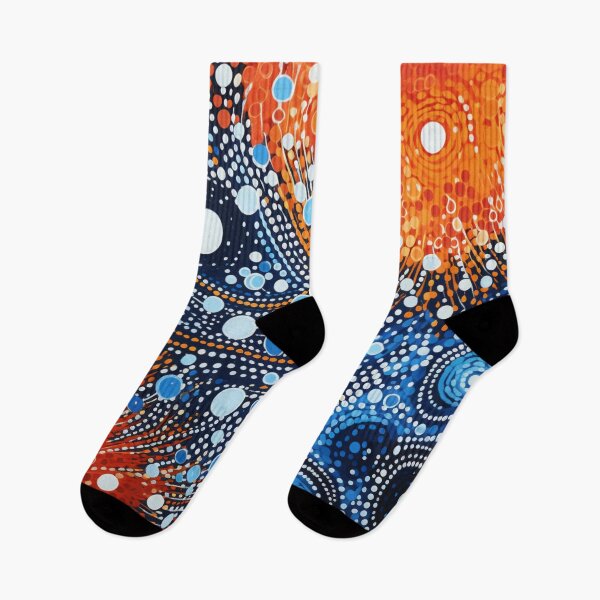 Item preview, Aboriginal Inspired Dot Art - Riot Of Streams designed and sold by GrinGalore.