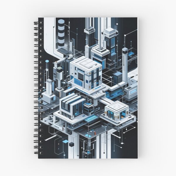 Item preview, Mechanical Citadel designed and sold by AlgorithmiaArt.
