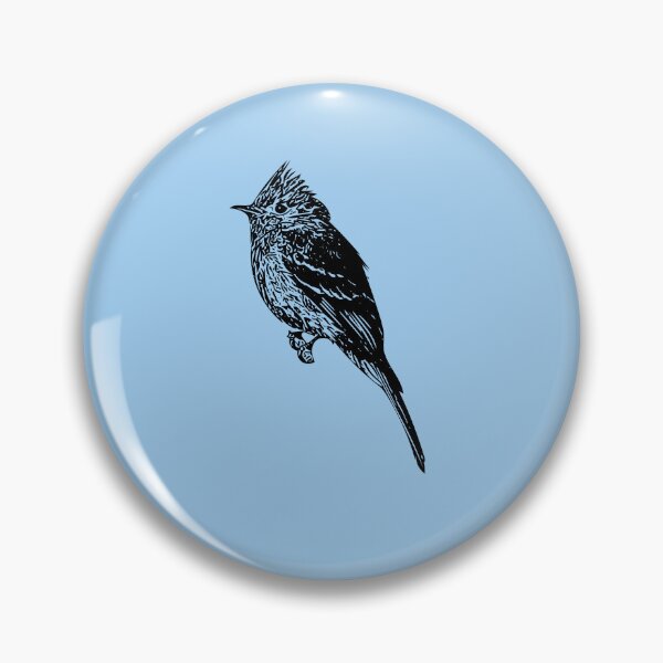 Item preview, Tufted Flycatcher Black Design  designed and sold by designsasstultd.