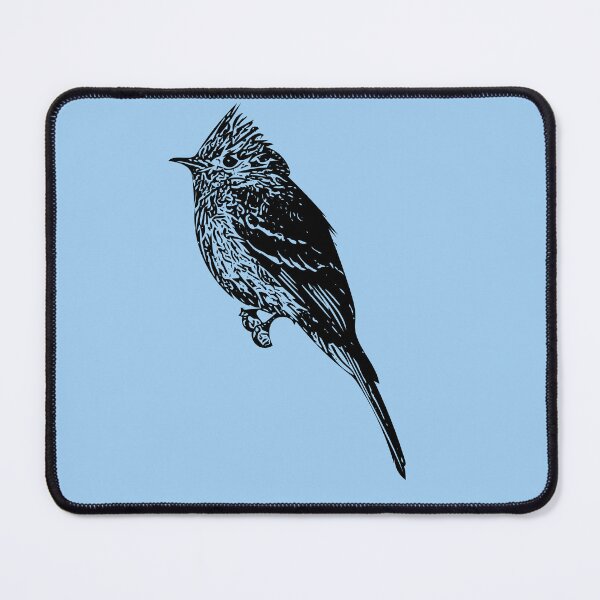 Item preview, Tufted Flycatcher Black Design designed and sold by designsasstultd.