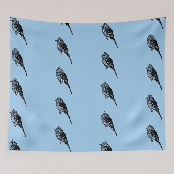 Item preview, Tufted Flycatcher Black Design  designed and sold by designsasstultd.