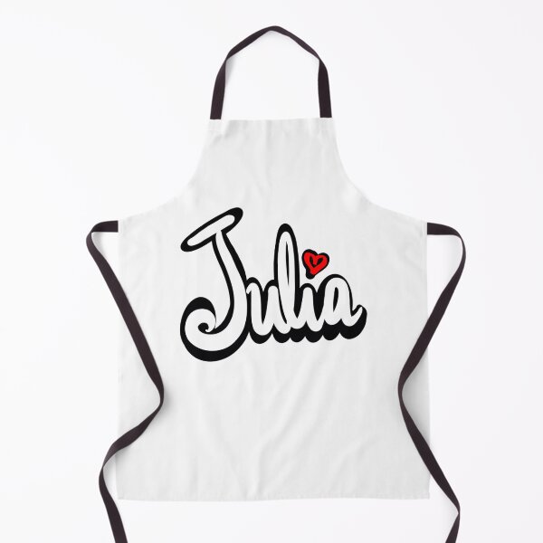 Item preview, Julia name in white Top 10 best personalized gifts for girls and women named Julia designed and sold by Artonmytee.