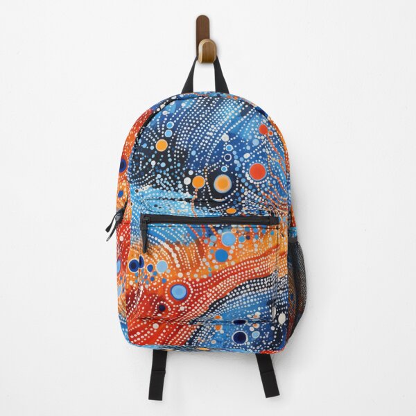 Item preview, Aboriginal Inspired Dot Art - Arctic Lava designed and sold by GrinGalore.