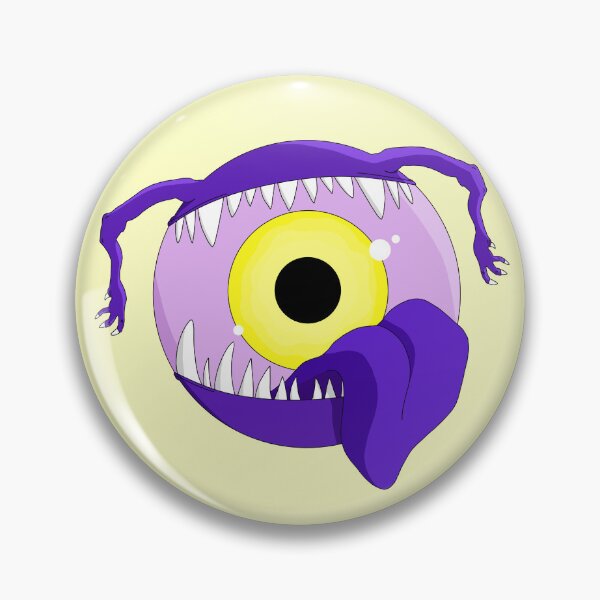Artikelvorschau, Lila beißendes Monsterauge entworfen und verkauft von GoblinEye.