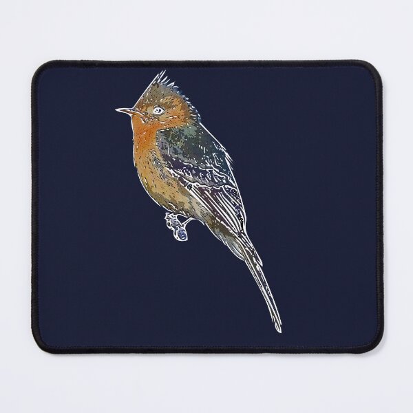 Item preview, Tufted Flycatcher White Alternate Design  designed and sold by designsasstultd.