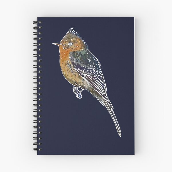 Item preview, Tufted Flycatcher White Alternate Design  designed and sold by designsasstultd.